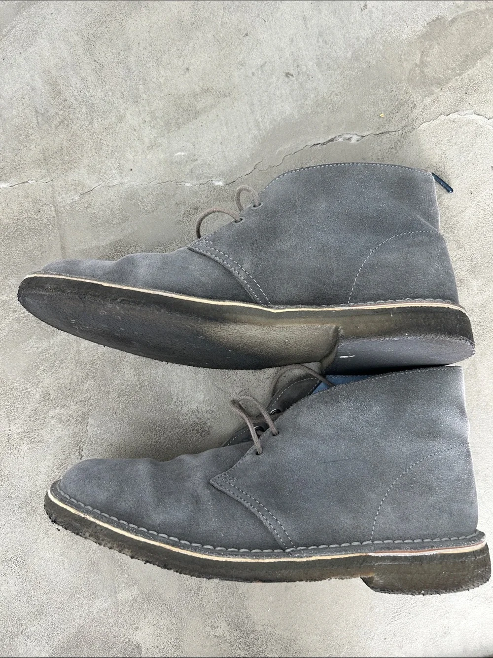 🖤 Clark’s X Herschel Grey Suede Mens Boots